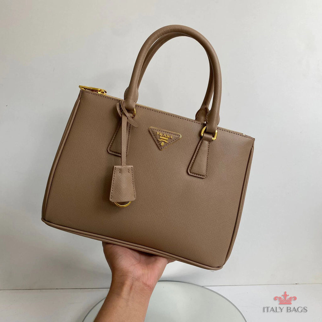 BAG PRADA LEATHER SAFIANO BEIGE