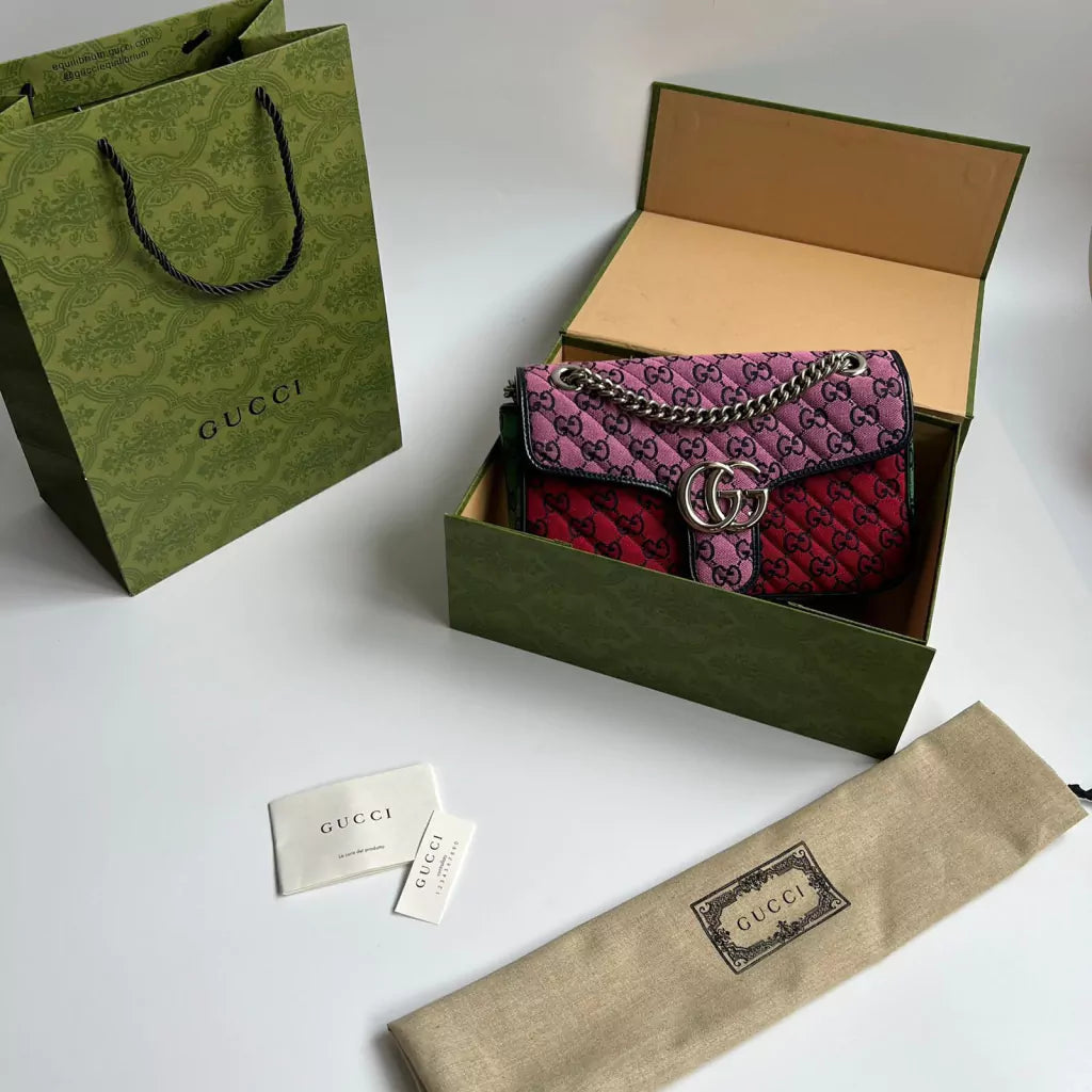 Bag Gucci Marmont Matelassê Pink