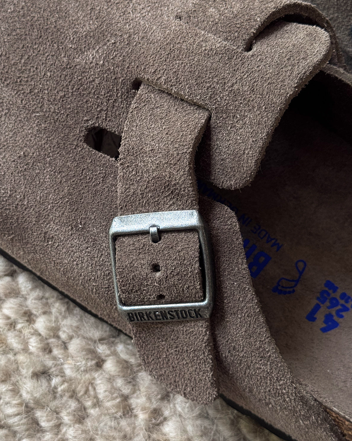 Birkenstock Boston Concrete Gray