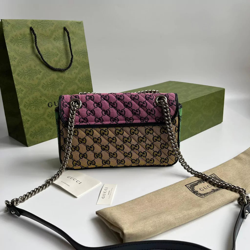 Bag Gucci Marmont Matelassê Pink