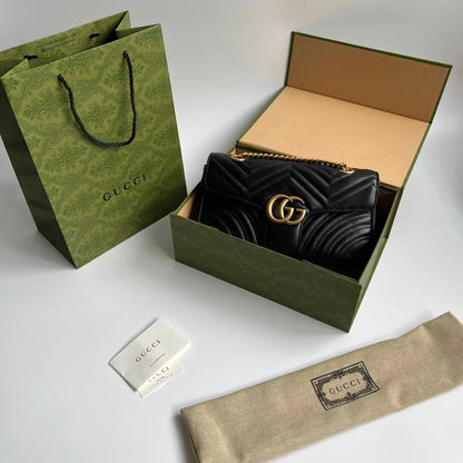 Bag Gucci Marmont Matelassê Black