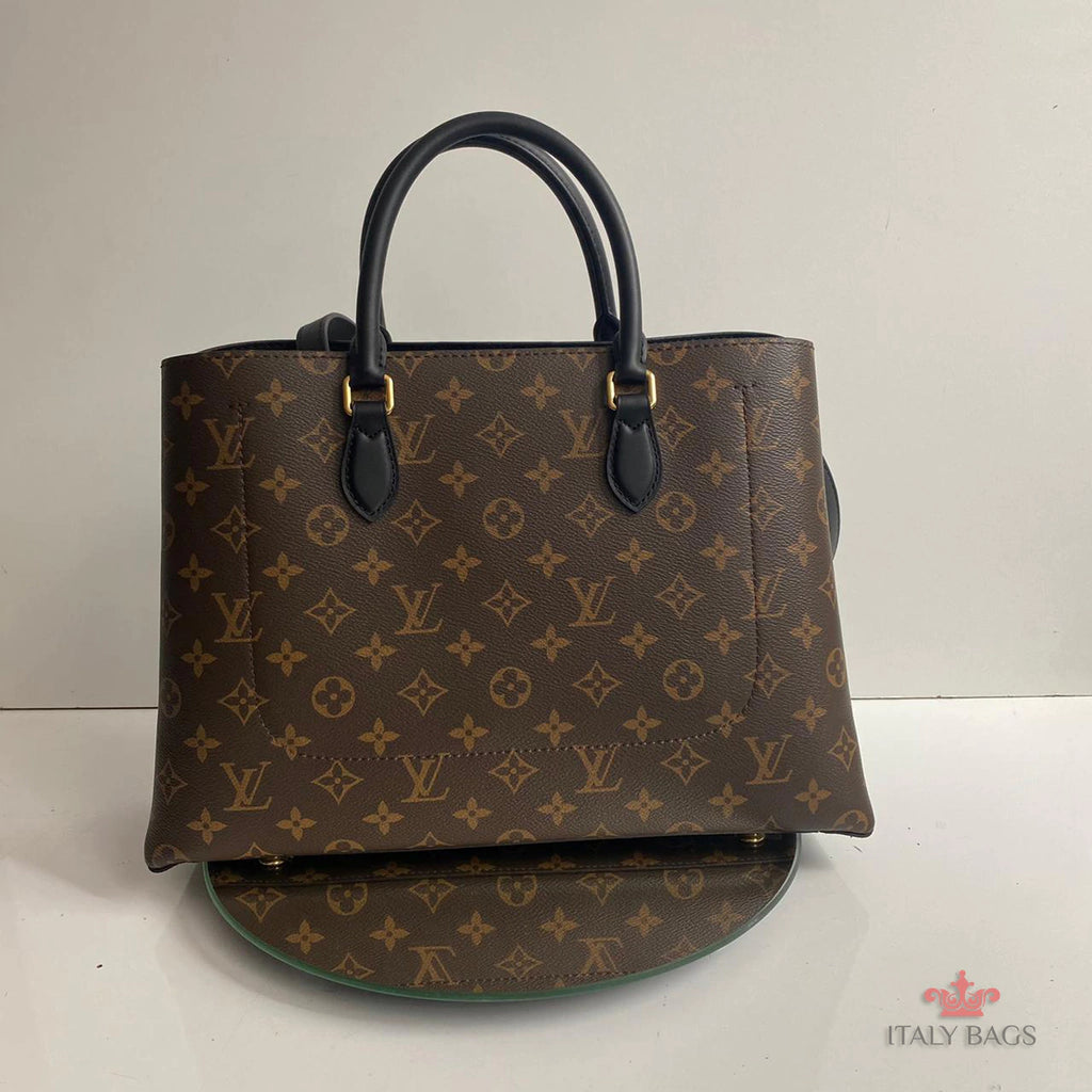 BAG Louis Vuitton TOTE FLOWER BLACK ITALY