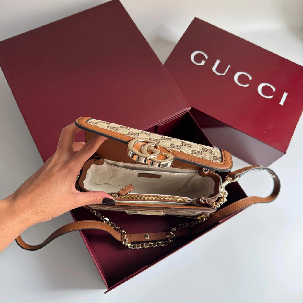 Bag Gucci GG Marmont Canvas Monogram Light Brown