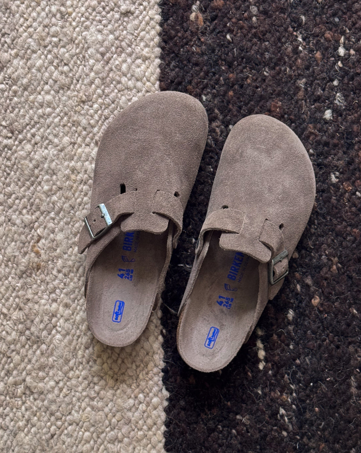 Birkenstock Boston Concrete Gray