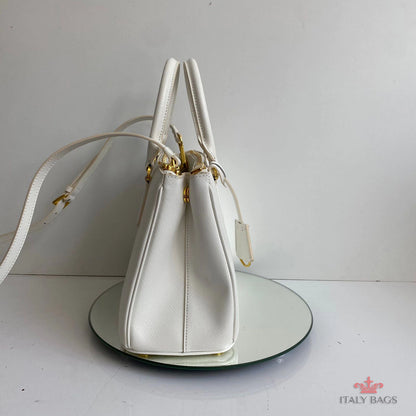 BAG PRADA LEATHER SAFIANO WHITE