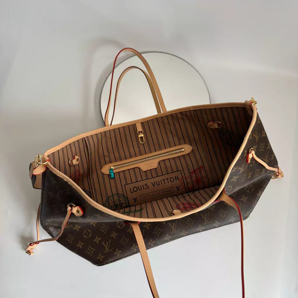 BAG Louis Vuitton NEVERFULL BANDOULIÉ INSIDE OUT MM