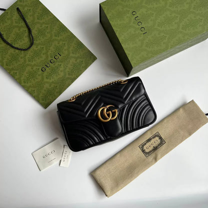 Bag Gucci Marmont Matelassê Black
