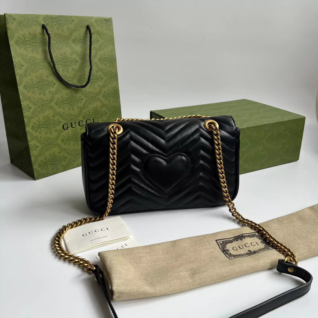 Bag Gucci Marmont Matelassê Black