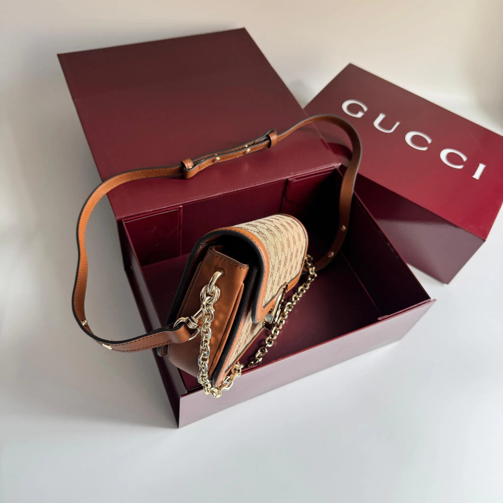 Bag Gucci GG Marmont Canvas Monogram Light Brown