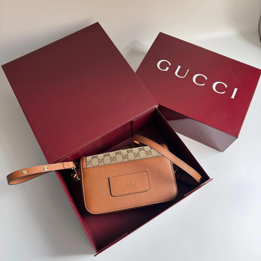 Bag Gucci GG Marmont Canvas Monogram Light Brown