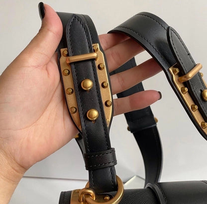 BAG PRADA ITALY BLACK AND GOLD