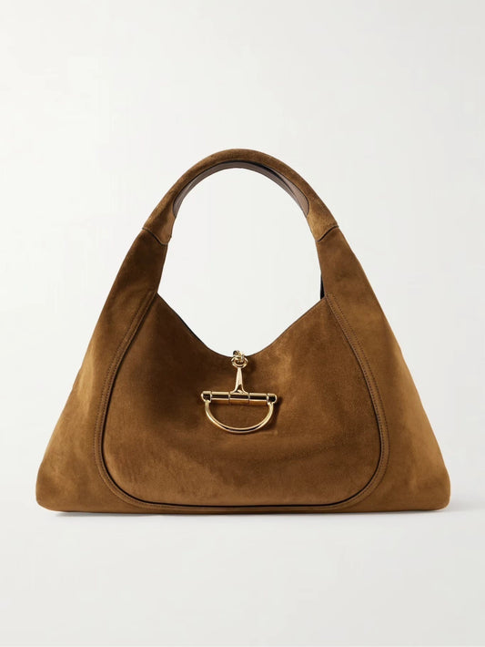 Bag Softbit Suede Gucci Light Brown