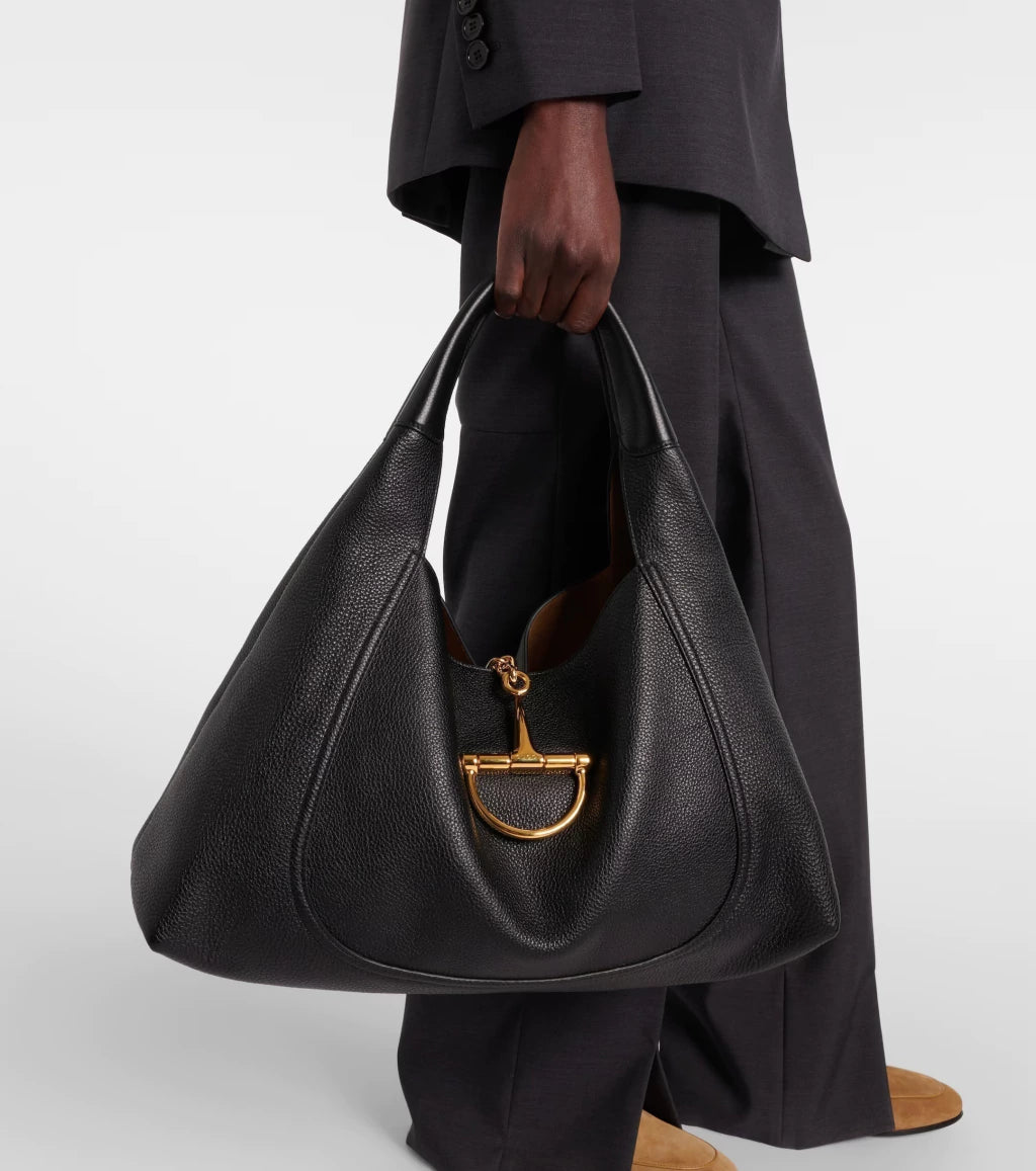 Bag Gucci Softbit maxi shoulder Black