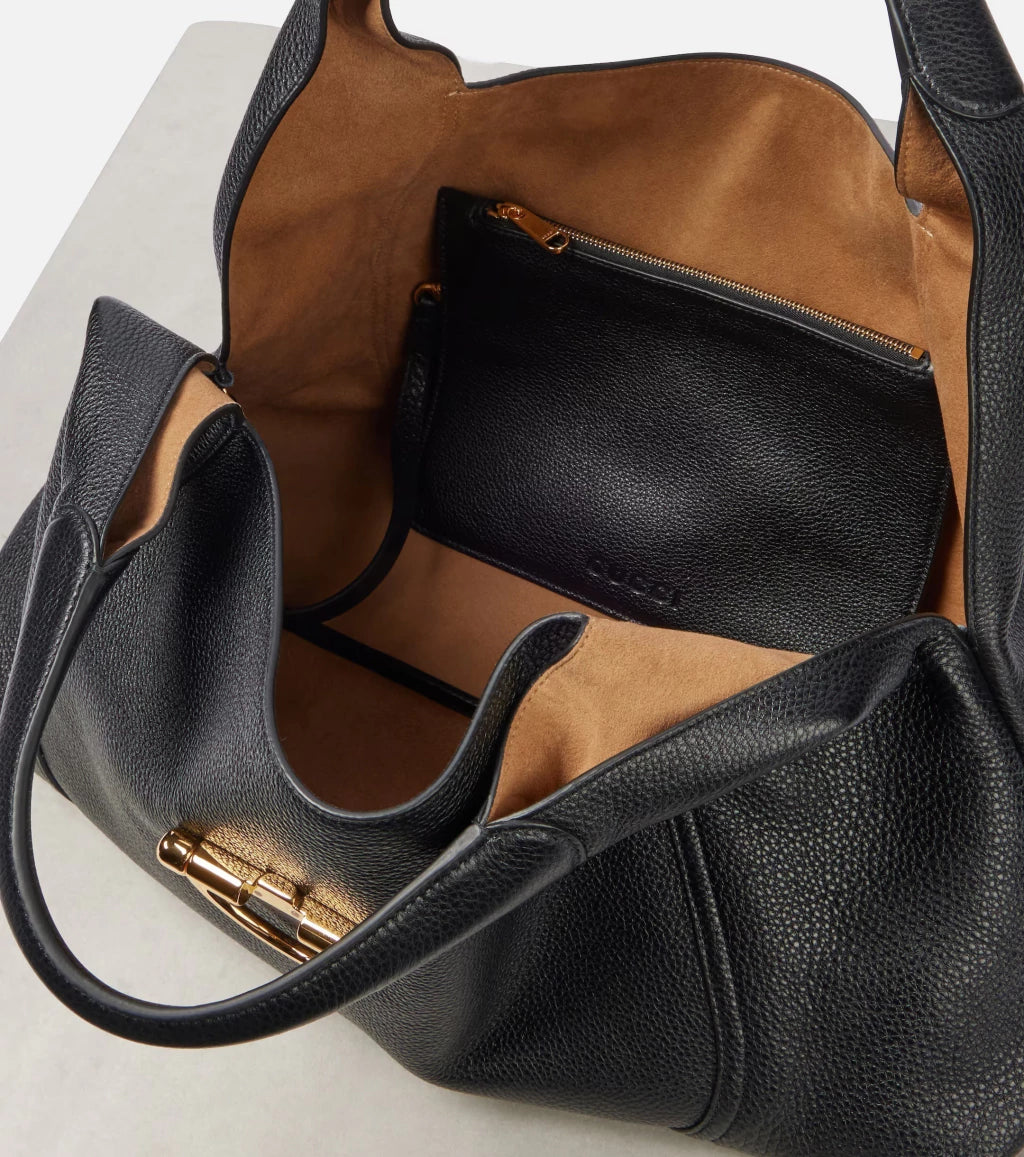 Bag Gucci Softbit maxi shoulder Black