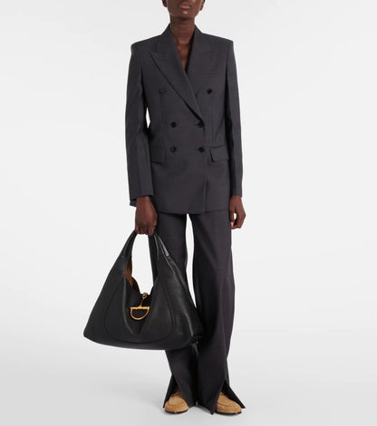 Bag Gucci Softbit maxi shoulder Black