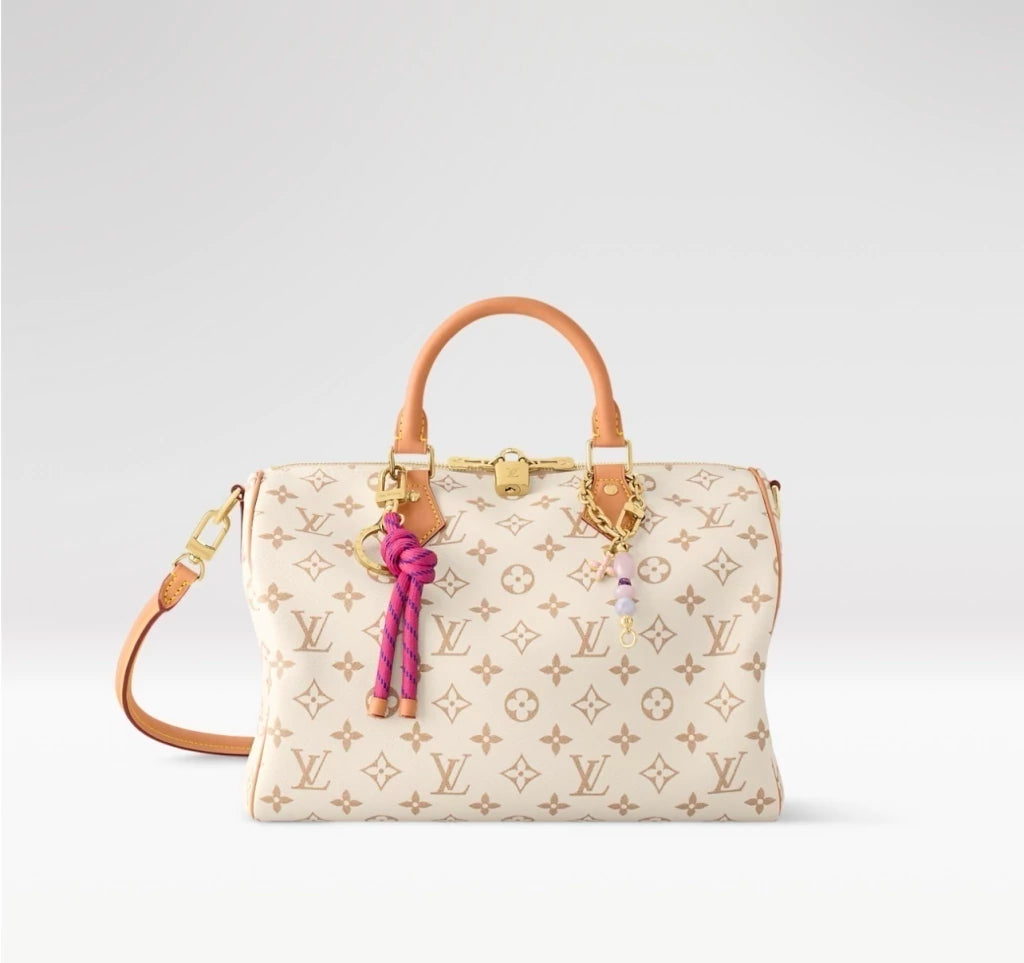 Bag Louis Vuitton Speedy Soft 30 Lucky White and Pink