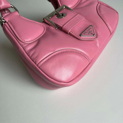 Bag Prada MOON Handbag Leather Pink