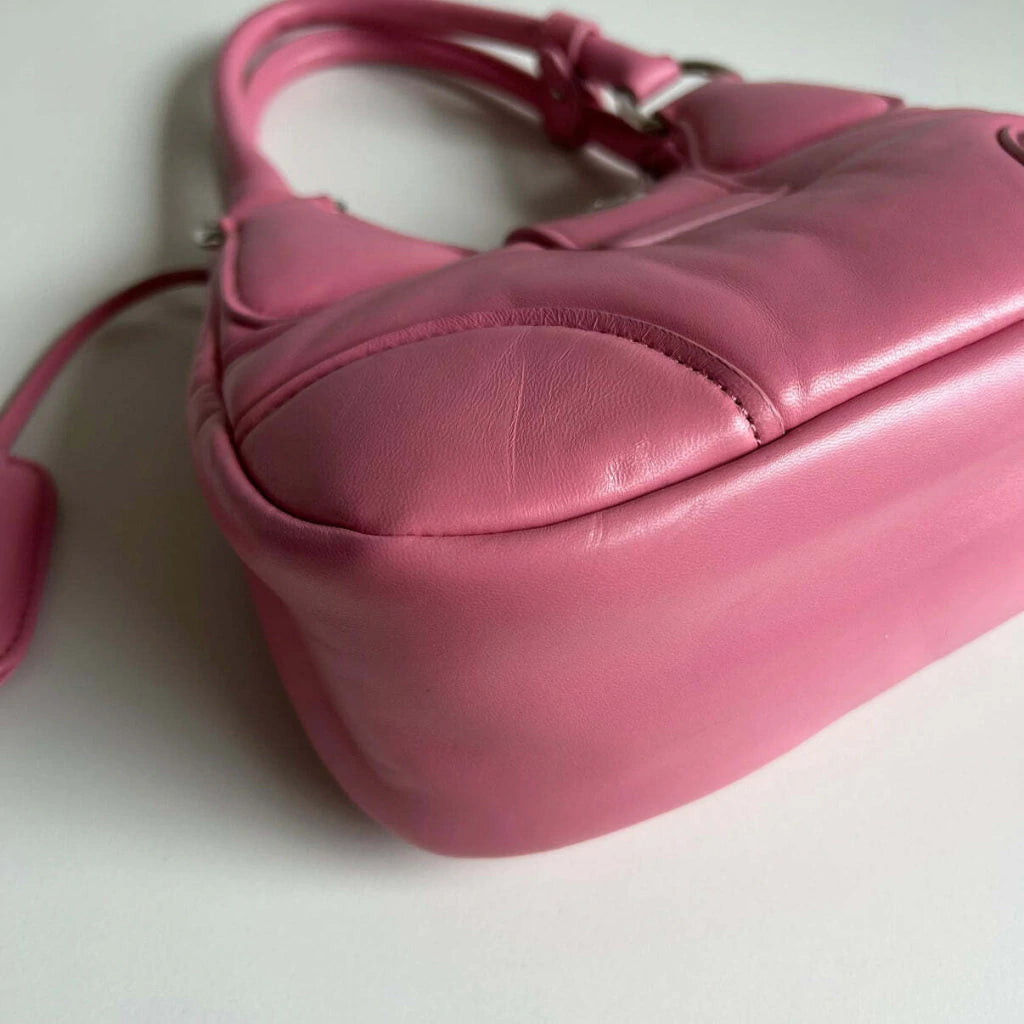 Bag Prada MOON Handbag Leather Pink