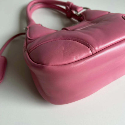 Bag Prada MOON Handbag Leather Pink
