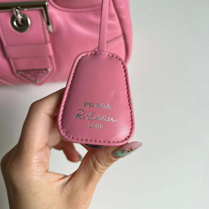 Bag Prada MOON Handbag Leather Pink