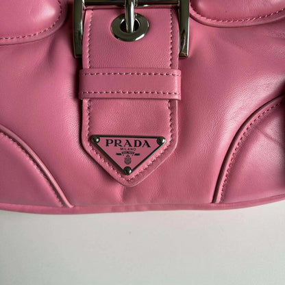 Bag Prada MOON Handbag Leather Pink