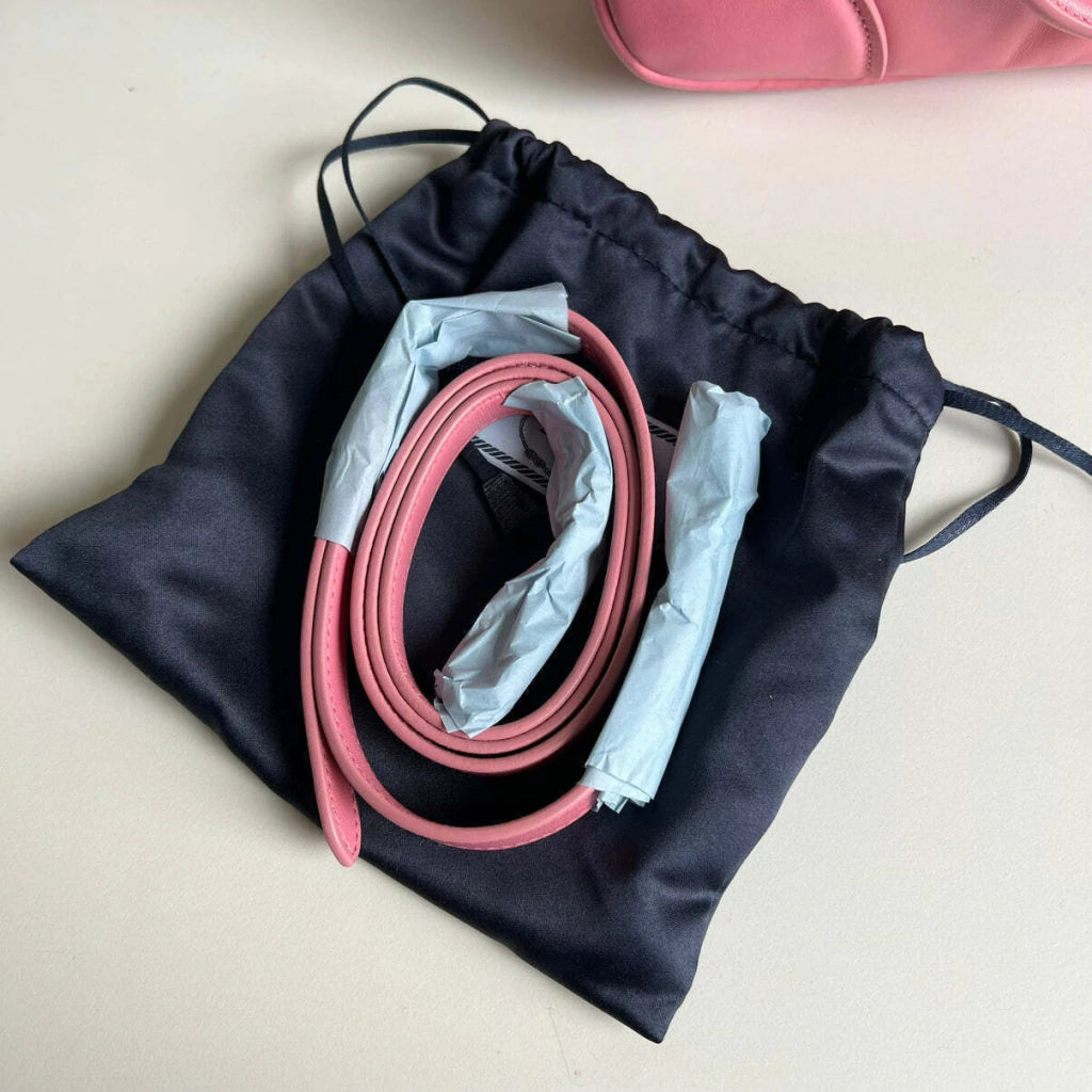 Bag Prada MOON Handbag Leather Pink