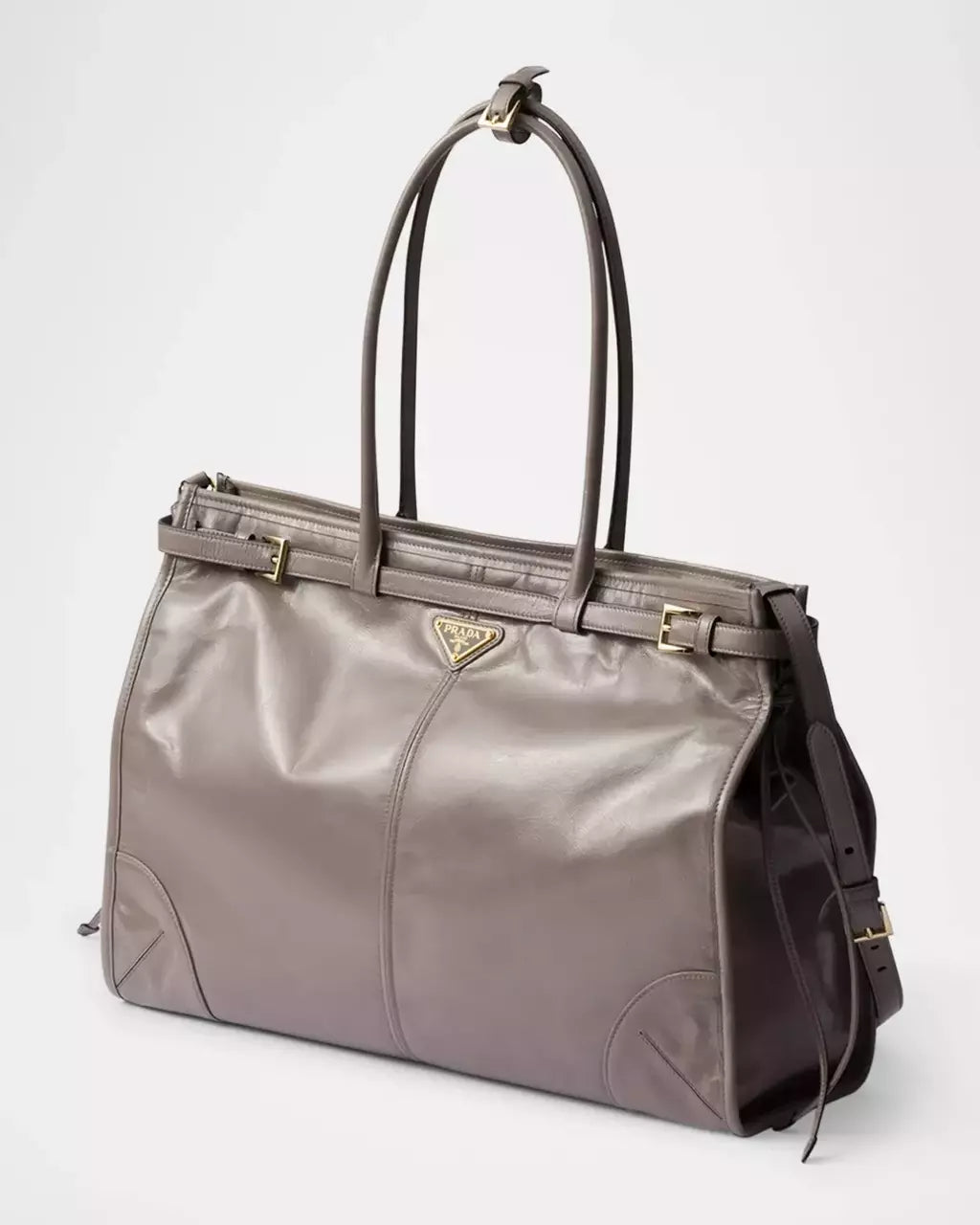 Bag Prada Bonnie Buckle Leather Shoulder Bag