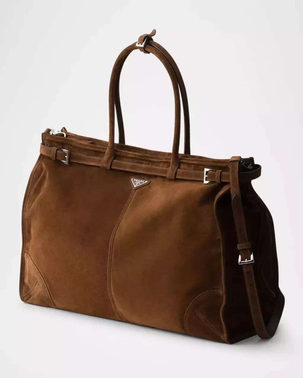 Bag Suede Tote Prada