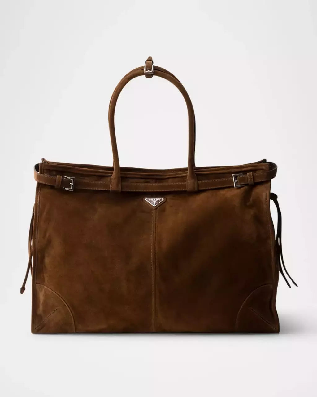 Bag Suede Tote Prada