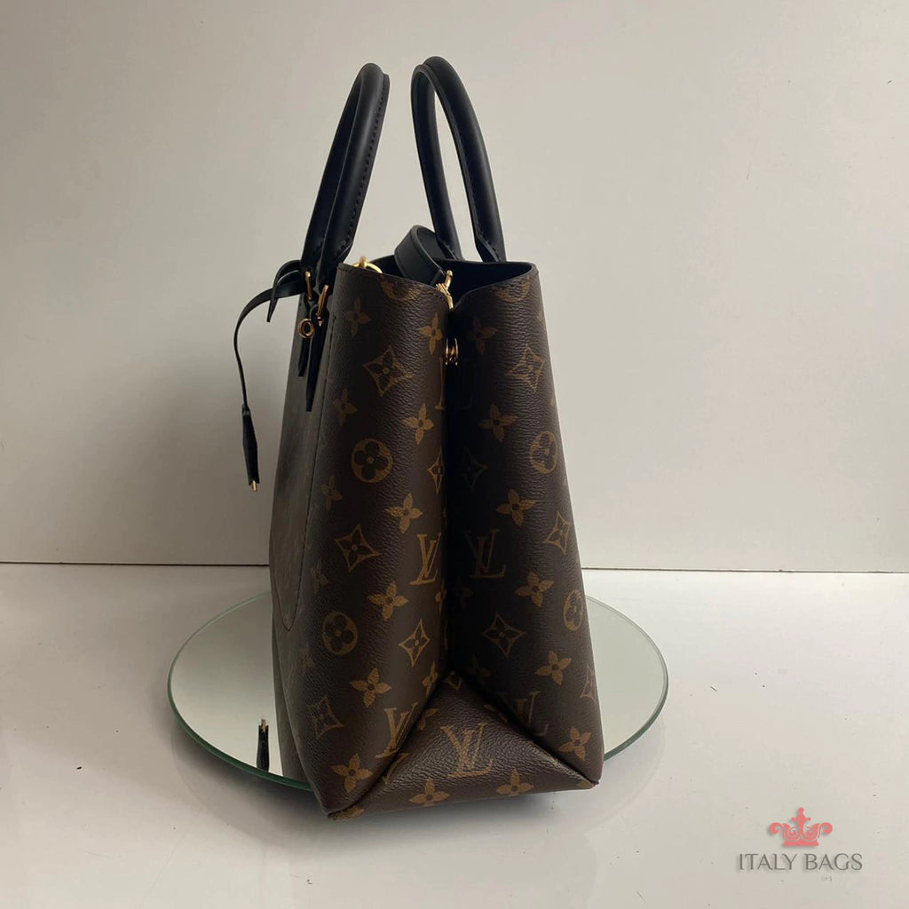BAG Louis Vuitton TOTE FLOWER BLACK ITALY