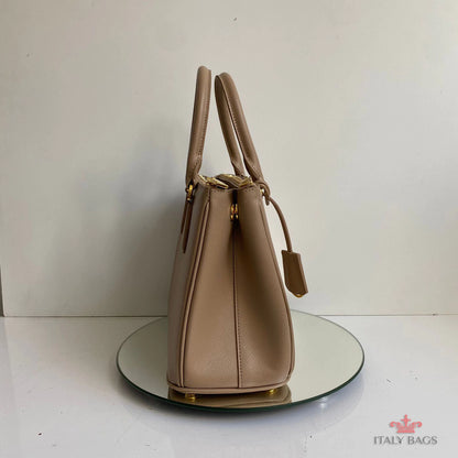 BAG PRADA LEATHER SAFIANO BEIGE