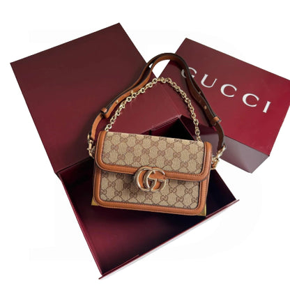 Bag Gucci GG Marmont Canvas Monogram Light Brown