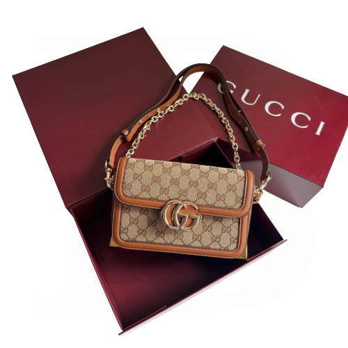 Bag Gucci GG Marmont Canvas Monogram Light Brown