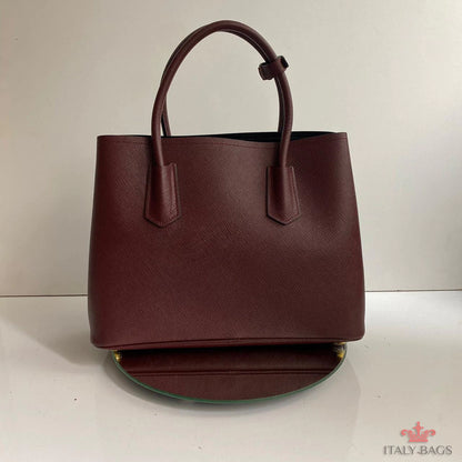 BAG PRADA BURGUNDY LEATHER ITALY