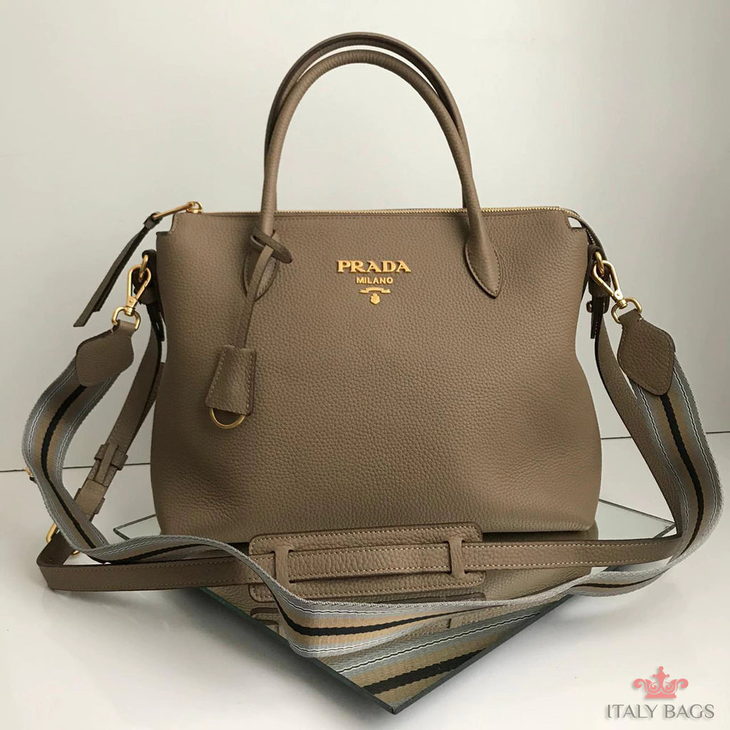 BAG BEIGE PRADA ITALY LEATHER