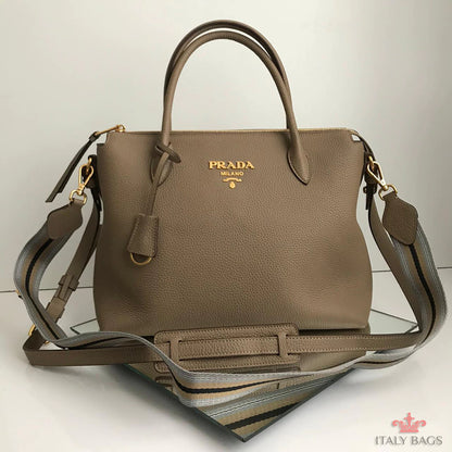 BAG BEIGE PRADA ITALY LEATHER