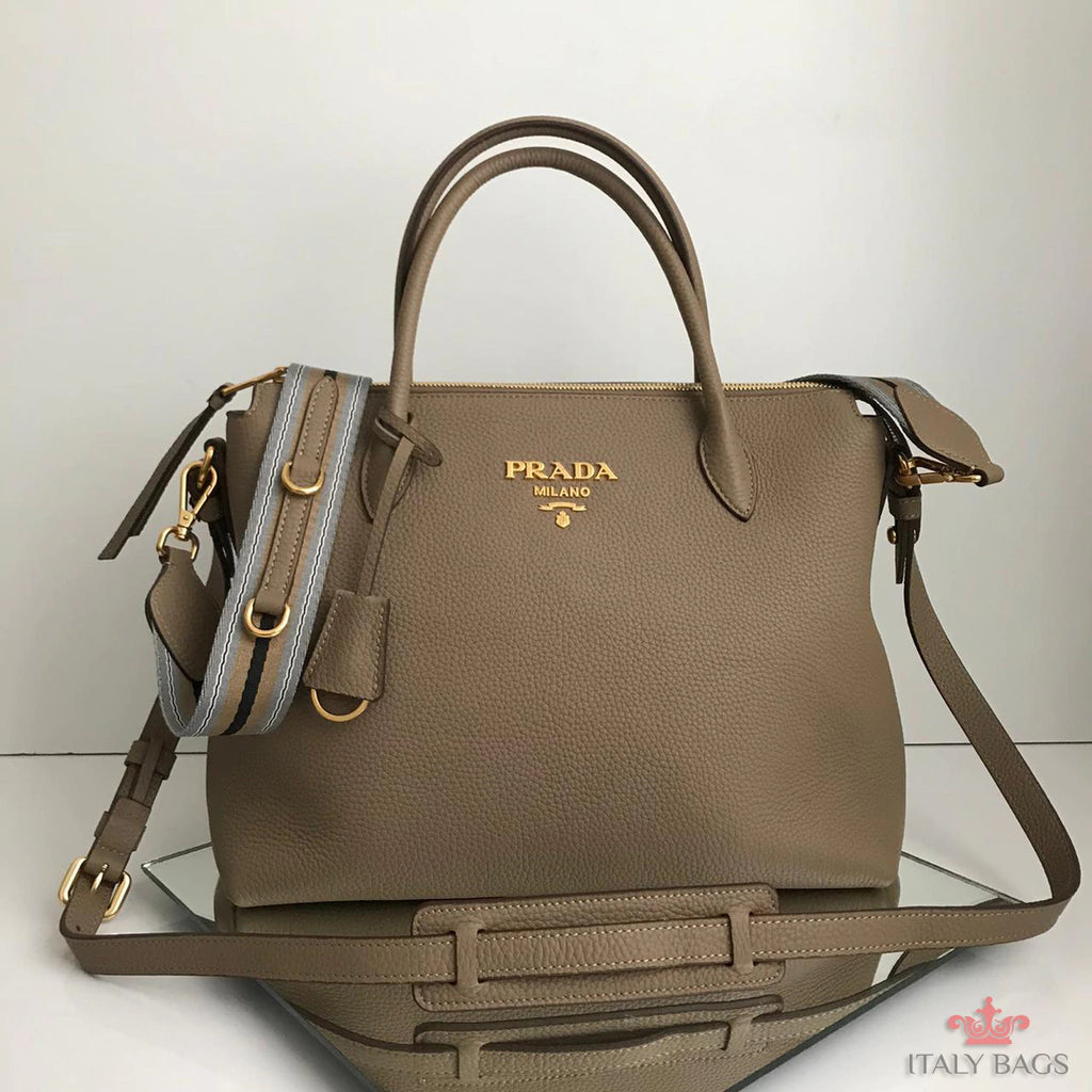 BAG BEIGE PRADA ITALY LEATHER